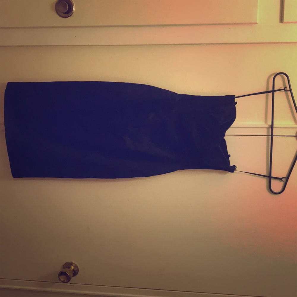 Strapless Dolce and Gabbana Black Dress